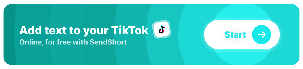 CTA Button: How to add text to a TikTok video