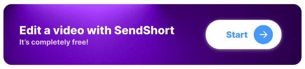 CTA Button: Edit your video with SendShort for free