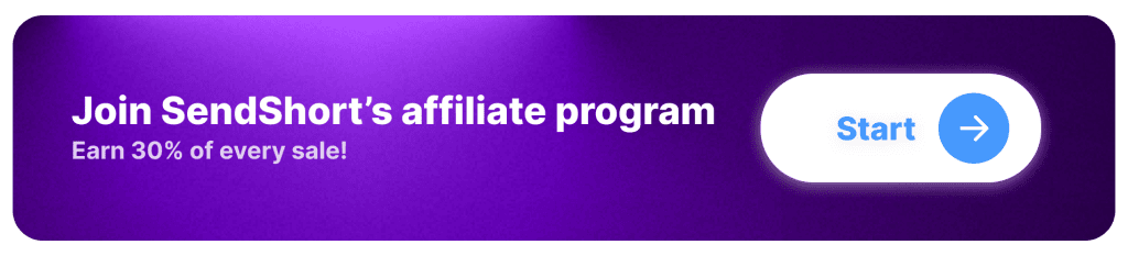 CTA Button: Join SendShort's affiliate program button