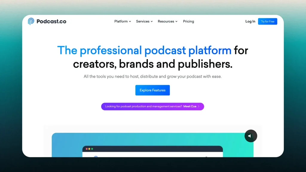 podcast.co website