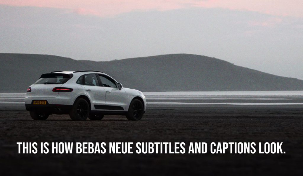 Bebas Neue Subtitles