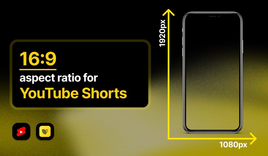 Dimensions and aspect ratio for YouTube Shorts videos