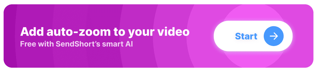 CTA: Add auto-zoom effects to a video with AI