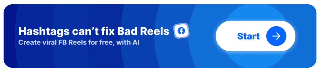 CTA Button: Create viral Facebook reels with AI