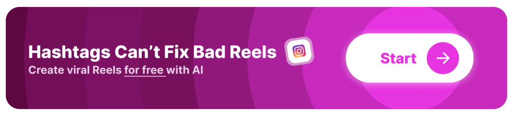 CTA - Hashtags for Instagram Reels