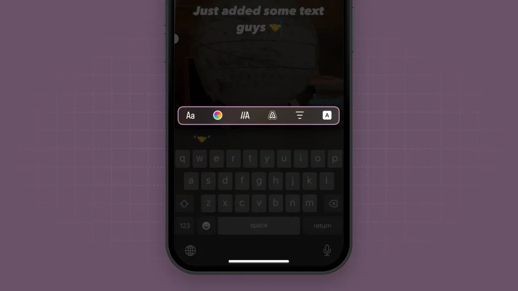 How to edit text in Instagram Reels