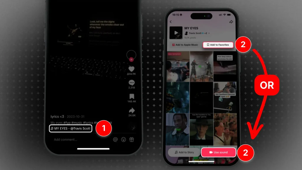 How to use somebody else's audio on TikTok