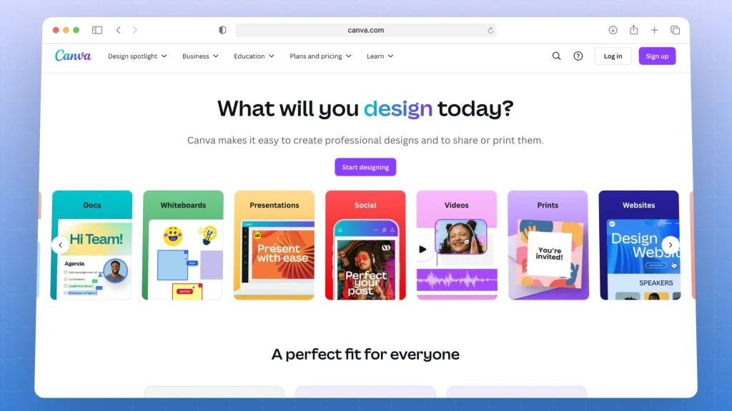 Canva.com website