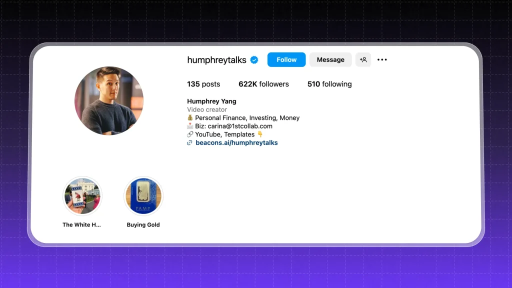 Humphrey Talks on Instagram