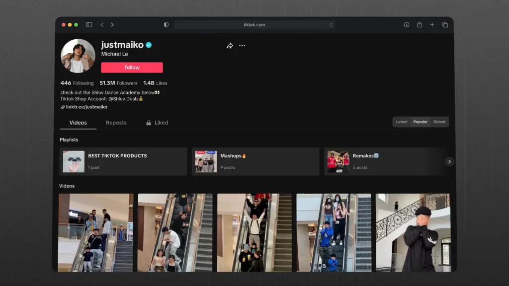 Michael Le on TikTok