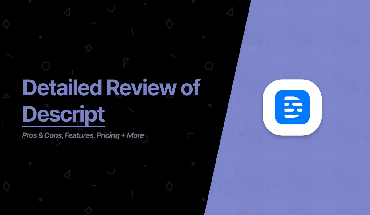 Detailed review of Descript showcasing its features and performance in video editing and analysis.