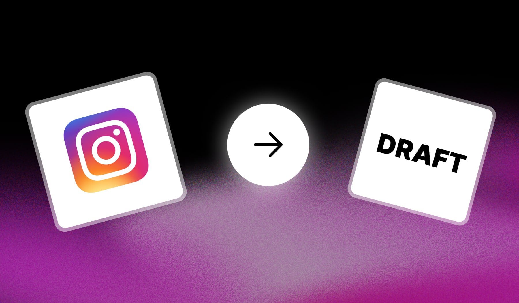 Instagram logo and 