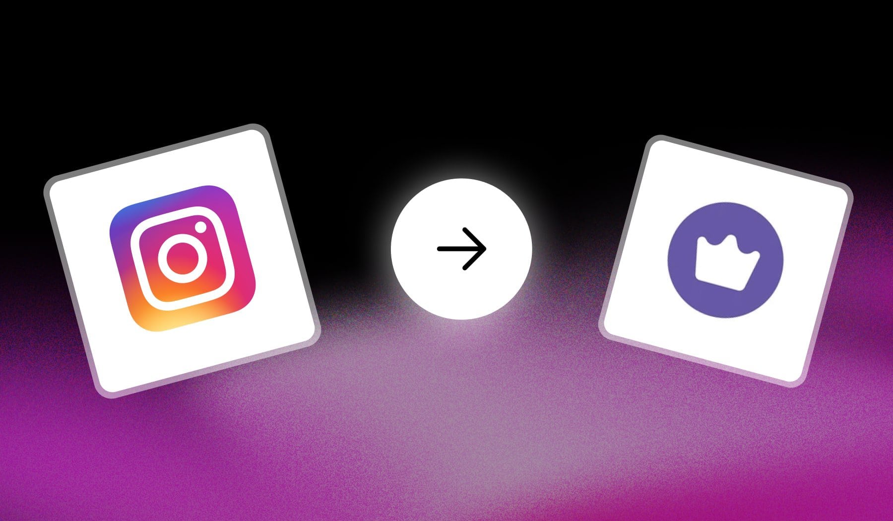 Instagram logo and 'Subscriptions' feature icon