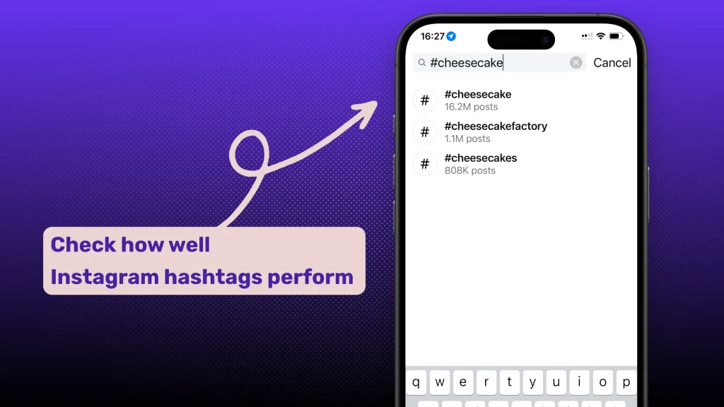 How to see how many posts a hashtag has on Instagram