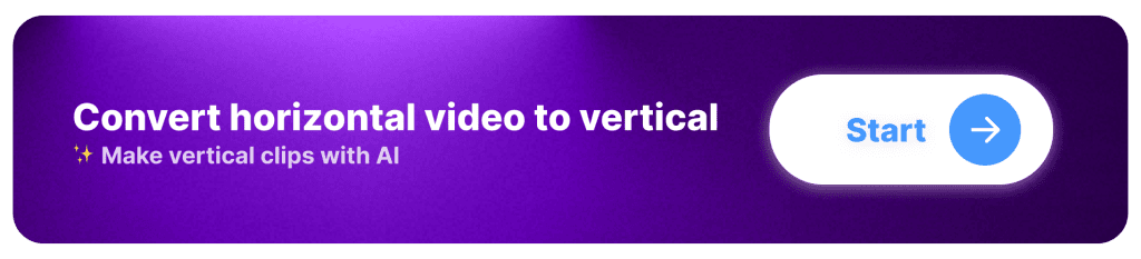 CTA Button: Turn a horizontal video into vertical