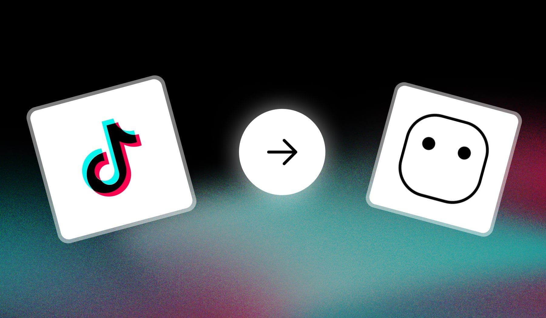 TikTok logo and Faceless video icon